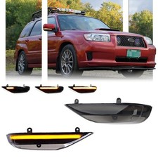 2 PCS Dynamic LED Side Mirror Sequential Turn Signal Light Indicator for Suba...