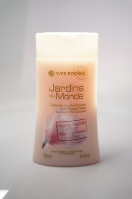 Magnolia flower China SHOWER GEL Bath Wash Jardins du Monde YVES ROCHER 8.4 OZ 