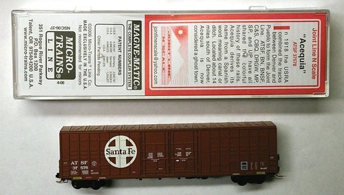 MTL S Micro-Trains 6.37 Special Run Santa Fe ATSF 37578 60' ex altura caja coche | Zustand: New
