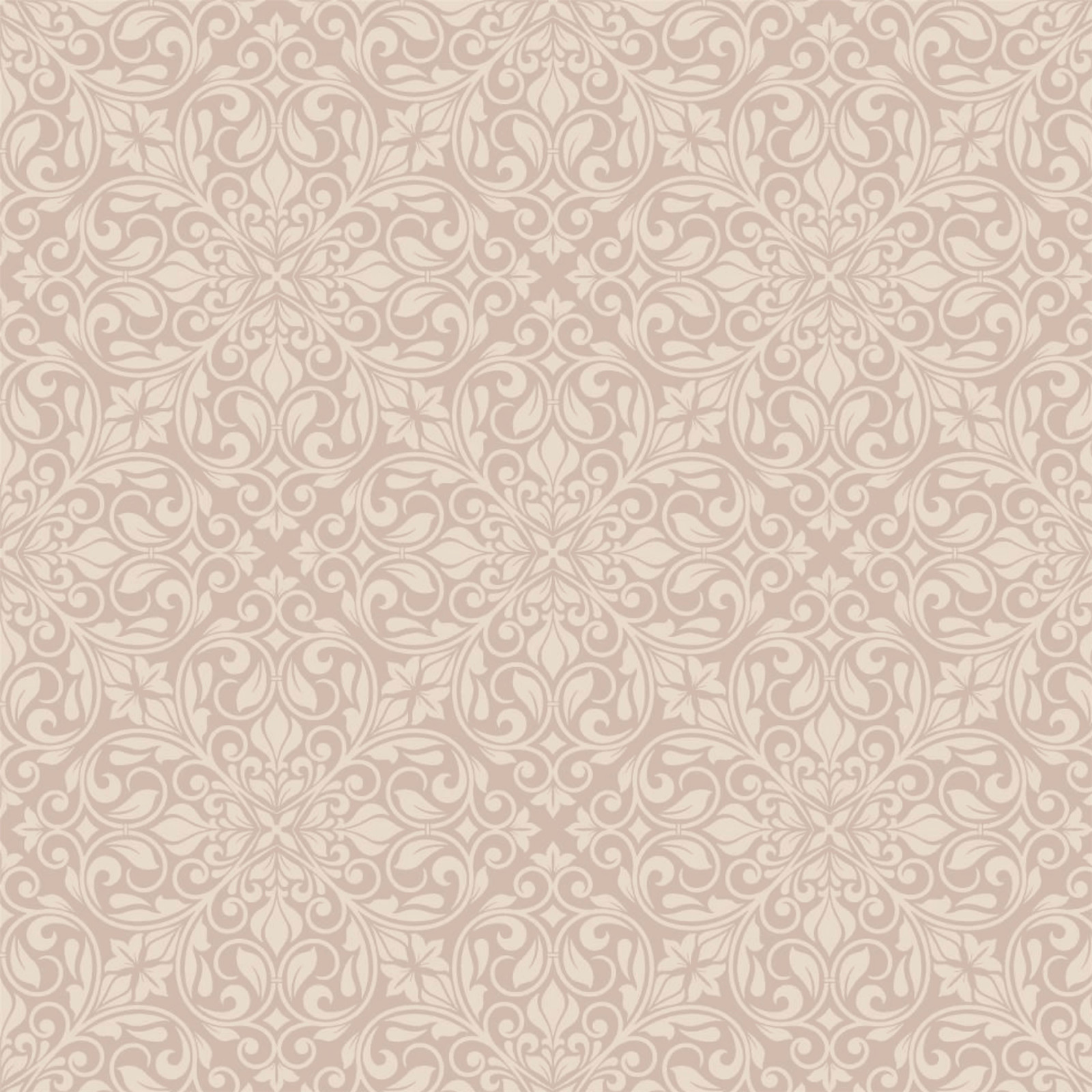 Baroque Sofia Wallpaper Debona Textured Embossed Vinyl Rose Gold White