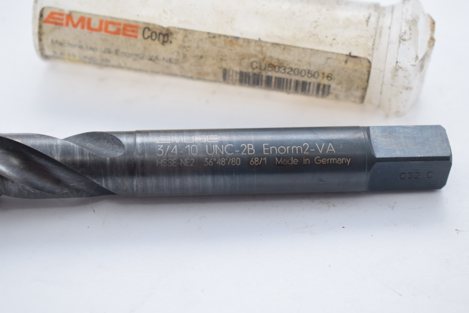 Emuge CU503200.5016 Enorm 2-VA CU503200 Form C Reduced Shank Spiral ...
