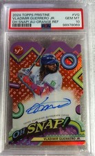 2024 Topps Pristine Oh Snap! - Vlad Guerrero Jr. Auto /25   POP 1! (W.S. MVP?)