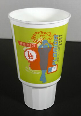 2007 LA DODGERS Spring Training DODGERTOWN Vero Beach 7'' Plastic Cup *Ink Mark*