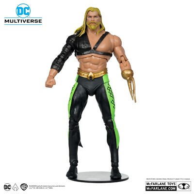 McFarlane DC Multiverse JLA AQUAMAN Platinum Chase Figure (No