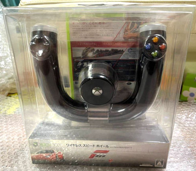 XBOX 360 Wireless Speed   Wheel Forza 4 Controller Limited NEW Rare from Japan
