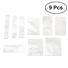 9 PCS Dot Inlays Abalone White Shell Material Guitar Fret Markers for