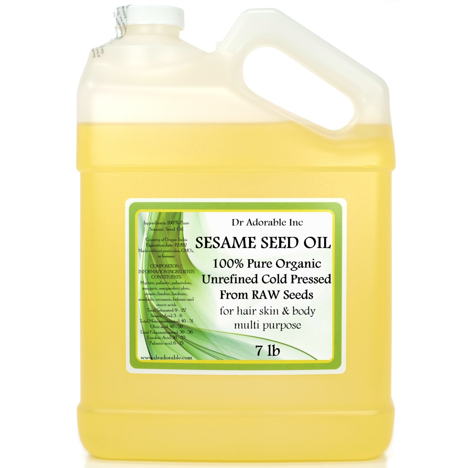 Unrefined From Raw Seeds 2 Oz Up To 7 Lb