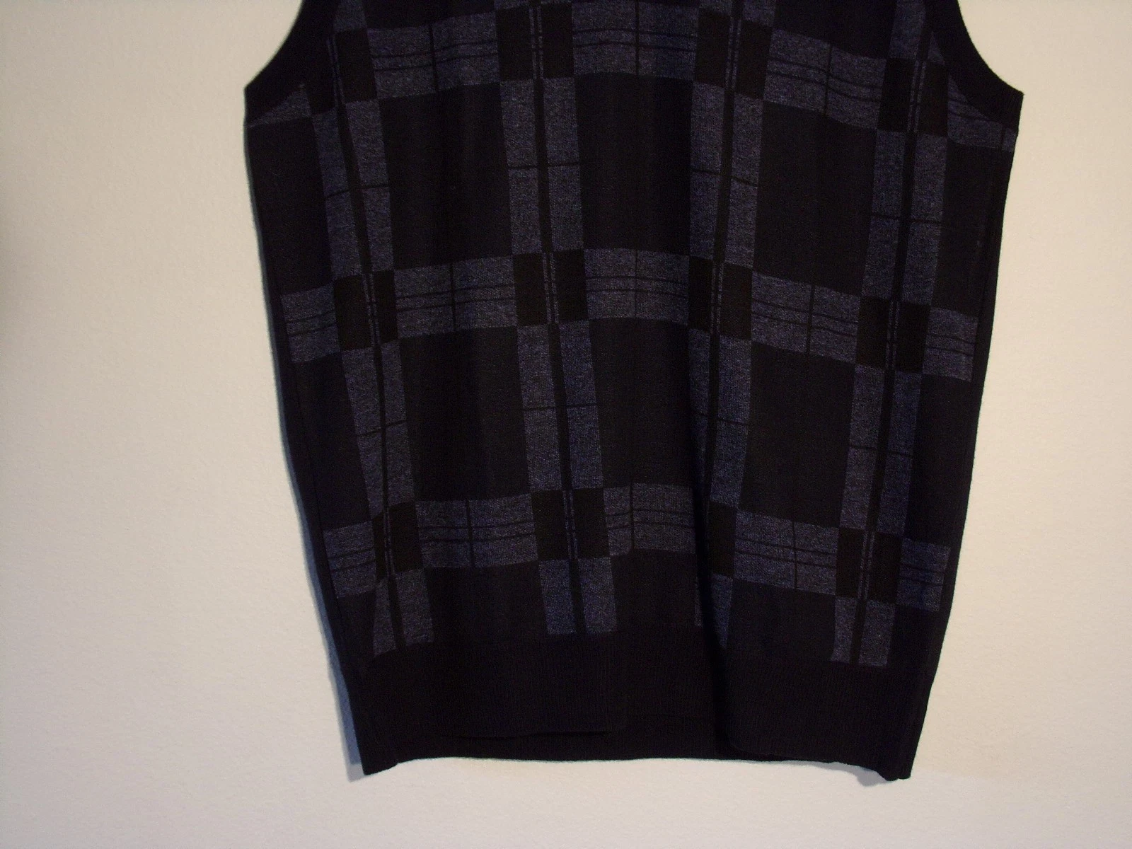NEW MEN'S DECODE 2XL XXL MULTI-COLOR ARGYLE DIAMOND V-NECK SWEATER VEST #1433 - product detail image 3