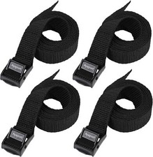 4 Pack Lashing Straps with Buckles Adjustable Cam Buckle Tie Down for Packing
