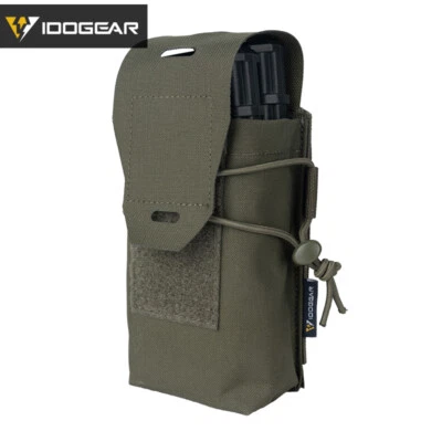 IDOGEAR Tactical Double 5.56 Mag Pouch MOLLE Magazine Pouch Mag Carrier Caza