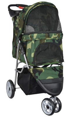 camouflage dog stroller