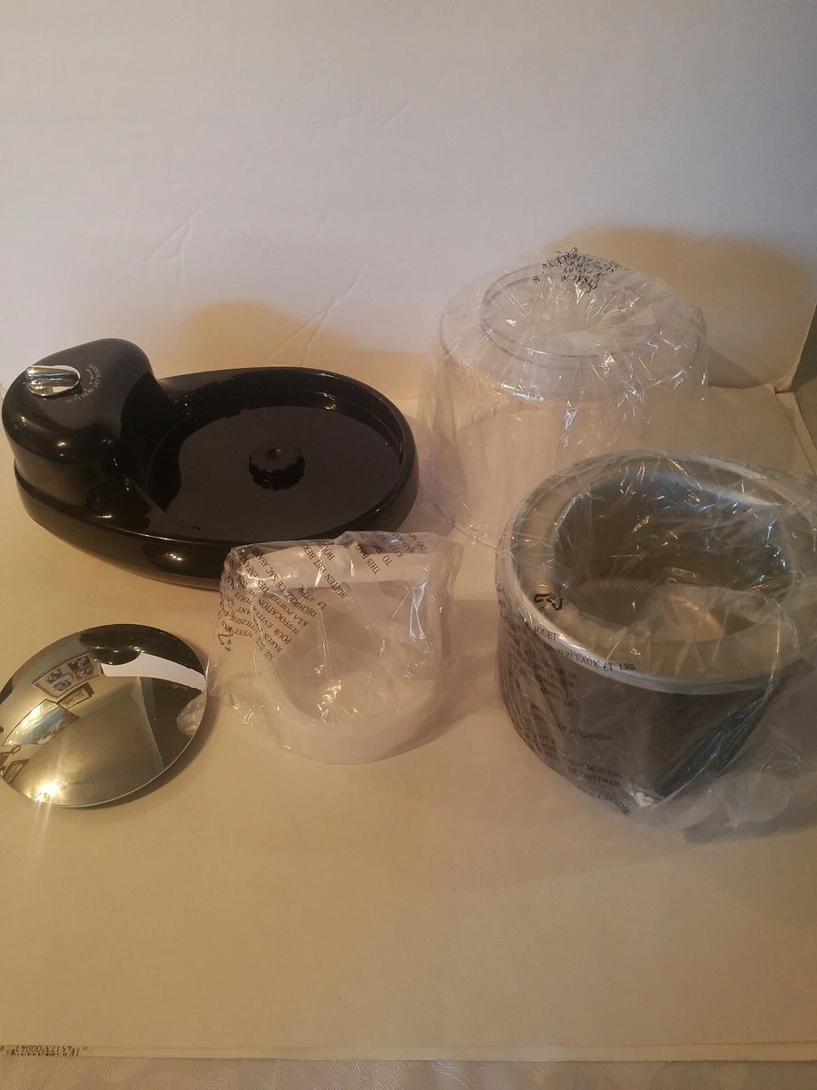 Ultrex Electric Heavy Duty 1 Quart Black Ice Cream Maker 14033 New
