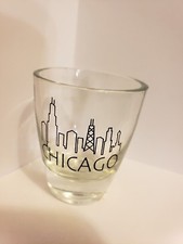 Chicago Shot Glass Souvenir  Free Shipping  