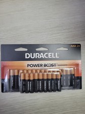 Brand New Duracell Coppertop Alkaline AAA Battery 24Pack Triple A Batteries
