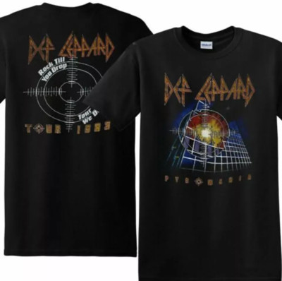 Vintage 1983 Def Leppard Pyromania Tour Concert Rock Band T-Shirt