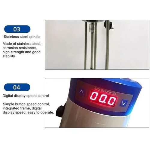 40L 220V JRJ300-SH Lab Digital High Speed Shear Emulsification Homogenizer Mixer - Picture 4 of 9