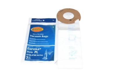 3 Eureka PL Generic vacuum bags # 326 fits 4750 4750A 4760 4760AZ 4750AE 4750A-1