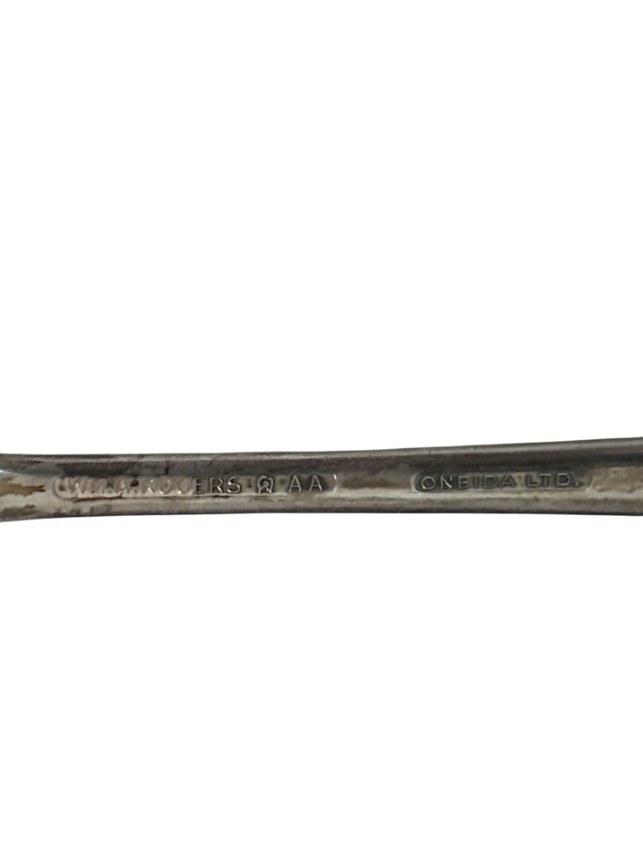 Juego de 3 cucharas plateadas vintage Wm A Rogers AA Oneida Ltd Foto 4 de 4