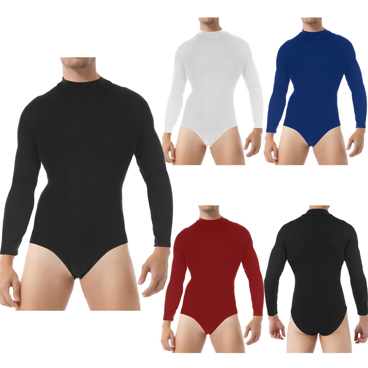 Herren Einteiler Bodysuit Spandex Sport Tanz Trikot Unitard Biketard Unterwäsche Herren Einteiler Bodysuit Spandex Sport Tanz Trikot Unitard Biketard Unterwäsche