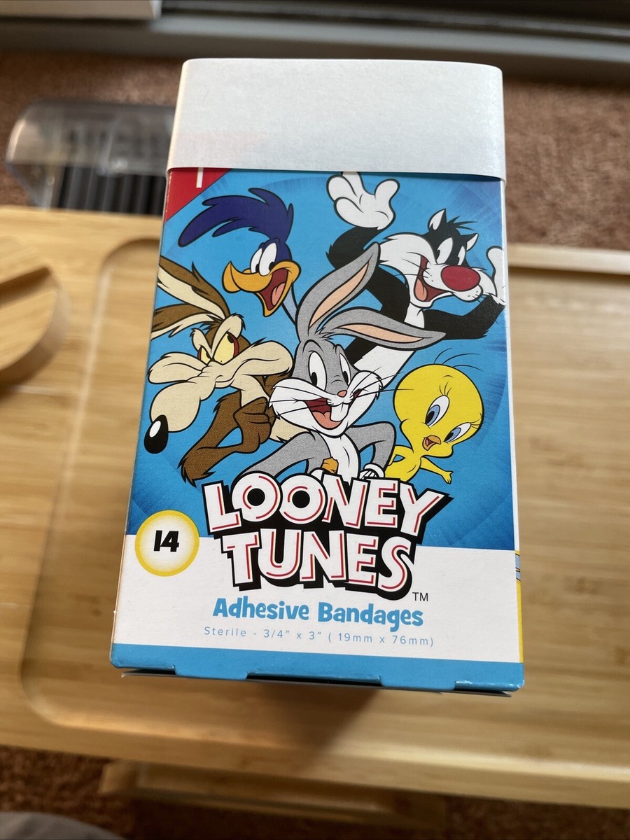 6 Boxes-Warner Brothers LOONEY TUNES Sterile Adhesive