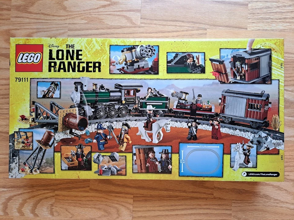 Nuevo Lego The Lone Ranger CONSTITUTION TRAIN CHASE 79111 Sellado de Fábrica Como Nuevo MIMB Foto 2 de 4