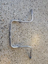 Chrome Motorcycle Handlebars 10" Rise 4" Pullback – Ape Hanger Style, Knurled, H