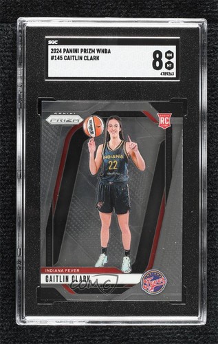 2024 Panini Prizm WNBA Caitlin Clark #145 SGC 8 Rookie RC