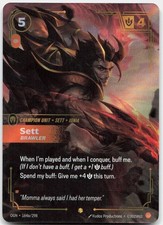 Sett - Brawler (Alternate Art) 164A/298 Origins Showcase Riftbound Foil — live eBay listing