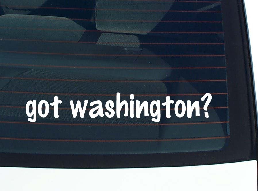 Got Washington? Funny Last Name Car Decal Bumper Sticker Vinyl Window Pride