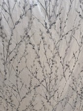 Next willow pattern eyelet lined curtains, 228 x 229cm
