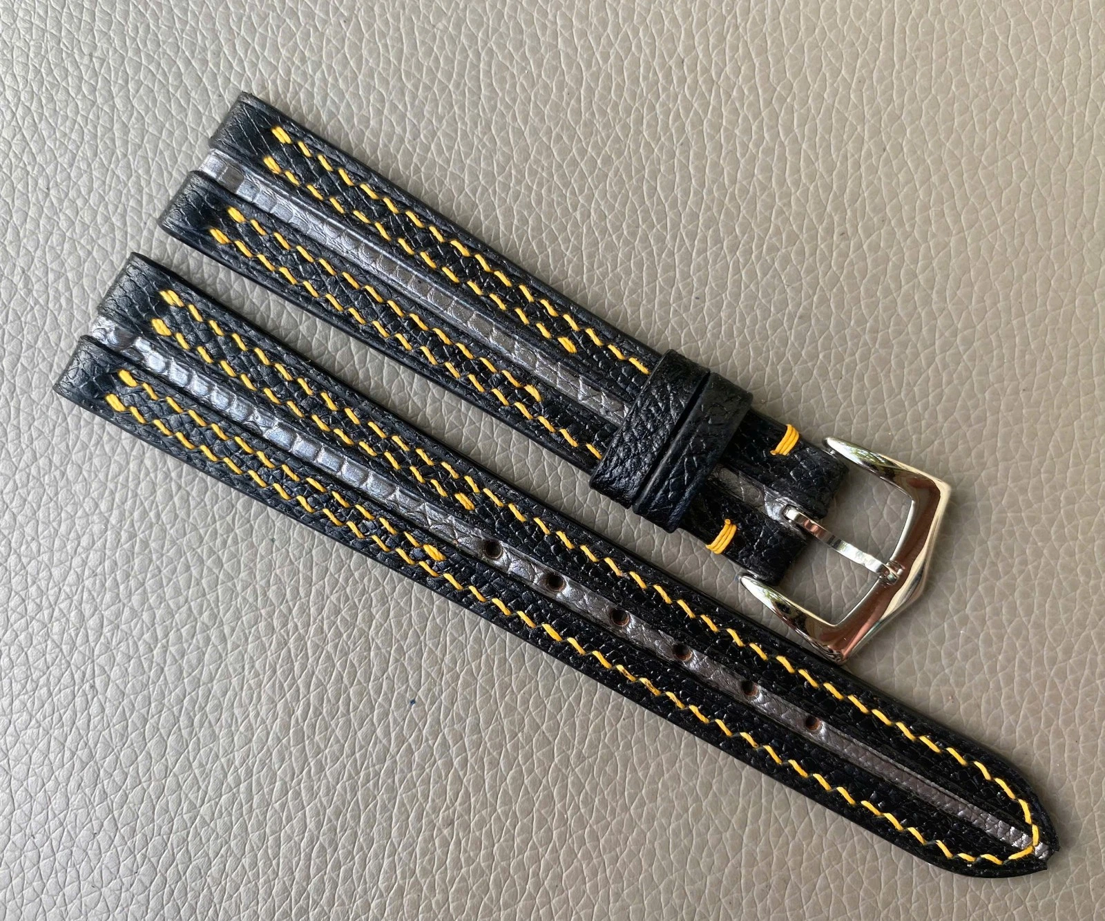 Genuine Cow Skin Watch Strap Band Size 14 15 16 17 18 19 20 21 22 23 24 25 26mm