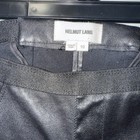 Helmut Lang Leather Skinny Pants Leggings Stretch Size  10    New No Tag  — photo 3