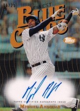 2019 Topps Finest Miguel Andujar Finest Blue Chips Auto Orange /25