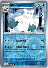 Abomasnow 060/182 Uncommon Destined Rivals Pokemon Reverse Holo Lightly Played