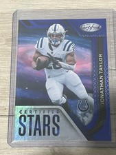 2022 Panini Certified JONATHAN TAYLOR #CS-13 Certified Stars BLUE MIRROR SP /75