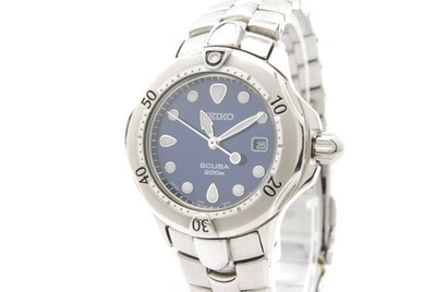 [MINT]Seiko Scuba 7N85-0A10 Ladies Diver Sports Watch From JAPAN