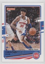 2020-21 Panini Donruss Press Proof Purple 2/199 Christian Wood #5 0ad