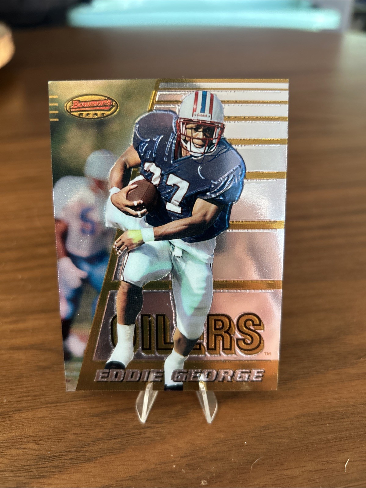 1996 Bowman's Best - Eddie George #170 Atomic Refractor (RC)