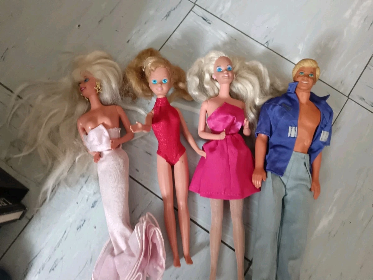 Mallette Barbie PonyTail 1962 – Vintage Mattel Avec Poupées Et Vêtements, Collection