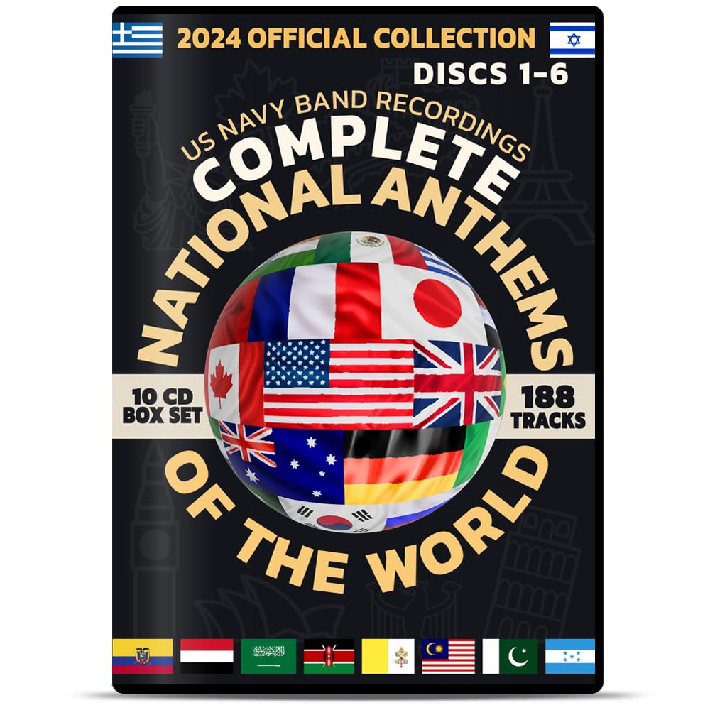Complete National Anthems of the World 10CD Box Set US Navy Band