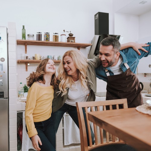 voorraadpot met deksel - set van 3 - glazen bewaarpotten - opbergpotten keuken - Afbeelding 3 van 7