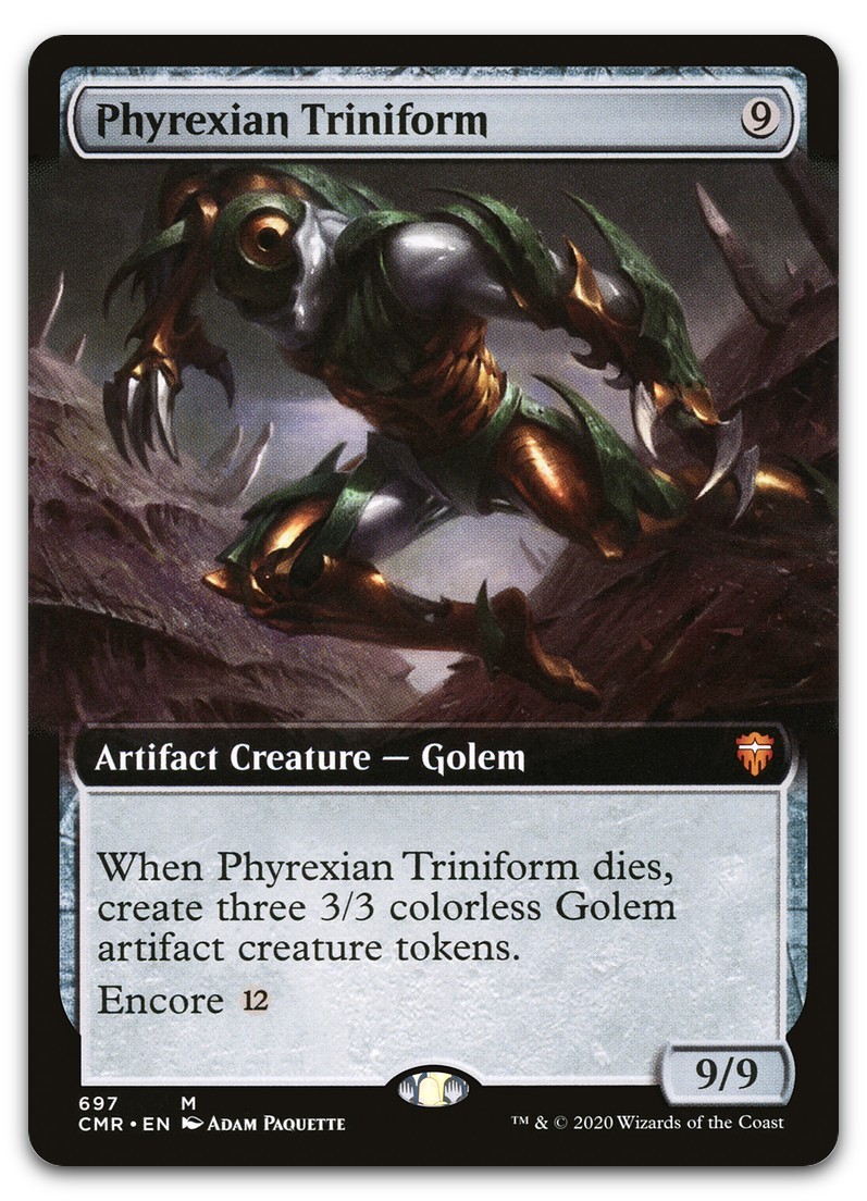 Phyrexian Triniform (Extended Art) #697 (LP) Commander Legends CMR Magic MTG