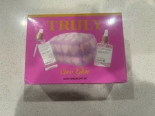 3pc Truly Coco Glow Body Serum Gift Set Coco Cloud After Shave Serum NIB