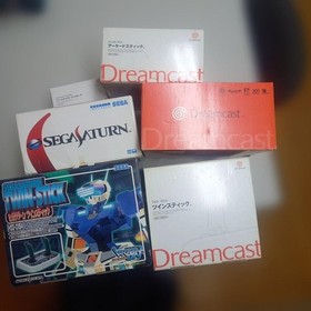 SEGA SATURN DREAM CAST BOX ONLY 6 TYPES SET #7d1805