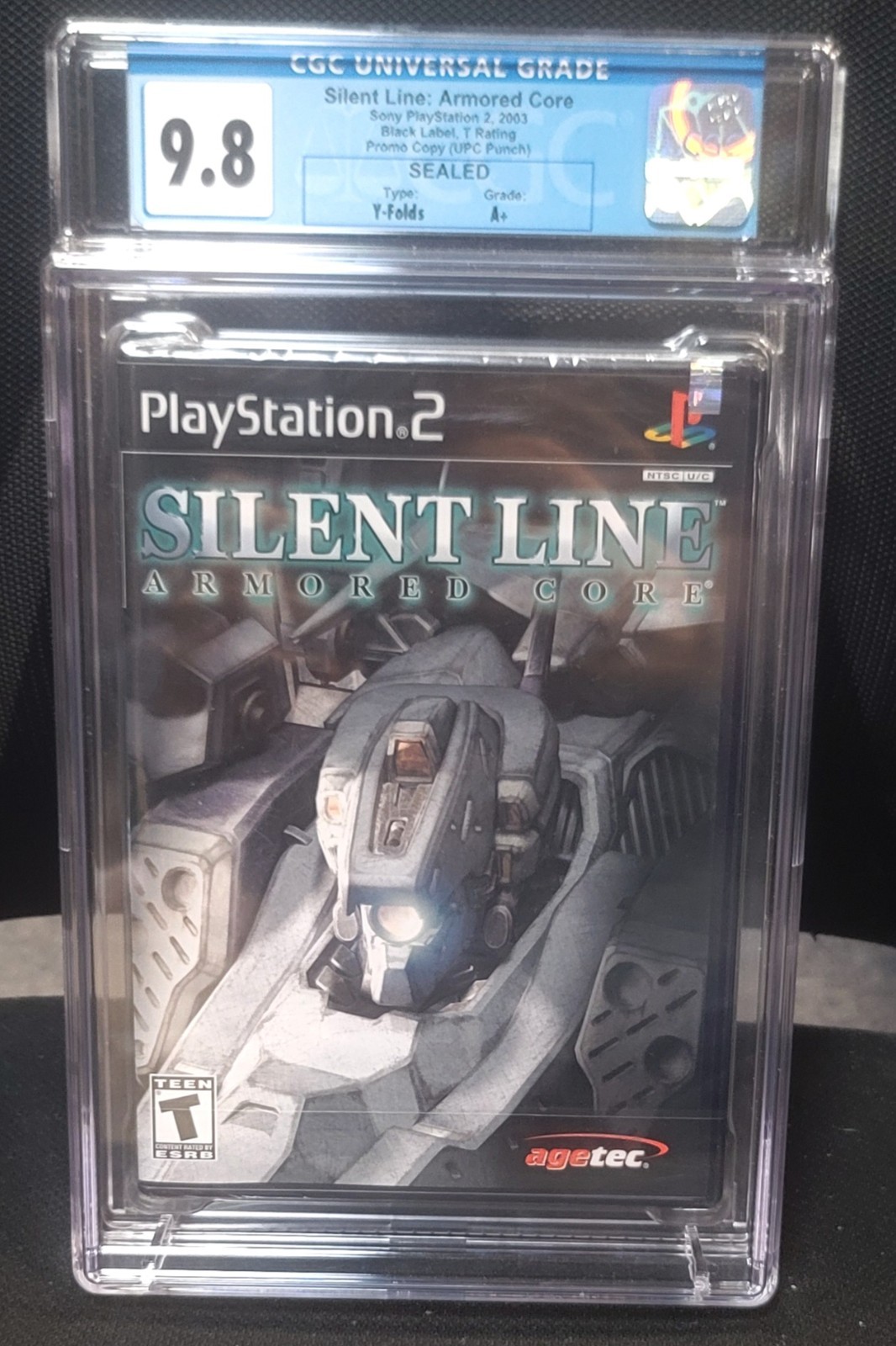 Armored Core: Silent Line (Sony PlayStation 2, 2003) Graded CGC 9.8 A+ Seal
