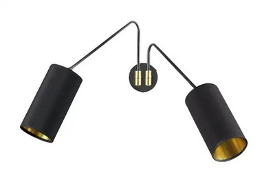 CTO Lighting Bronze & Satin Messing Twin Cotton ARRAY Wandleuchten