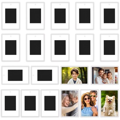 20er Pack Mini Polaroid Bilderrahmen magnetisch - 20x Fotomagnete selbst