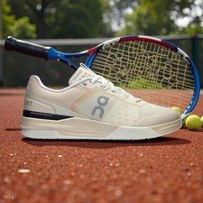 On THE ROGER Advantage Pro Men's Tennis Shoes Size 13 3MF10273309 Cream /black