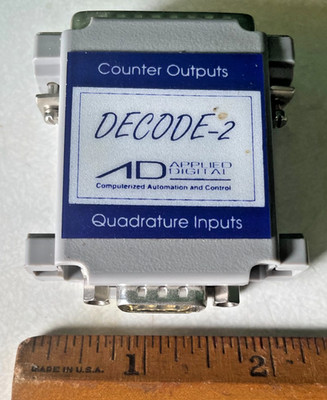 Applied Digital Decode-2 DB9 to DB25 Adaptor, Quadrature In/Counter Out