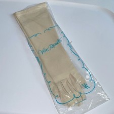 Vtg New in packaging Van Raalte beige/taupe long nylon gloves